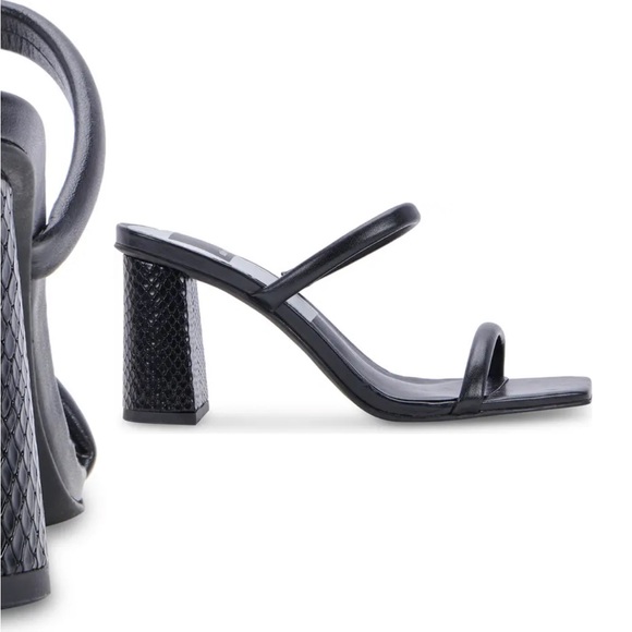 Dolce Vita Playa Snake Embossed Heeled Sandal size 10 - Picture 4 of 6